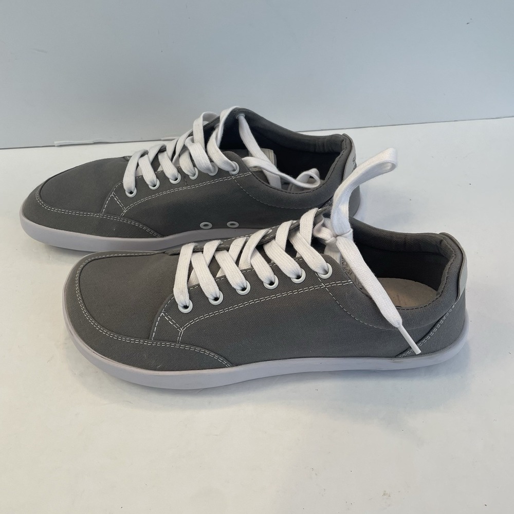 New! Splay Unisex‎ Freestyle  Grey Canvas Laceup Shoes Men's 10 / Women's 12